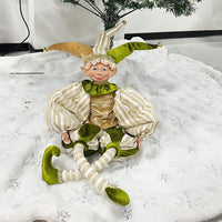 Christmas Elf Doll Ornaments for Festive Decor