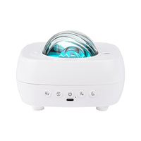 AI Voice Control Star Projector with Bluetooth Speaker, Northern Lights & White Noise, for Bedroom Ambiance