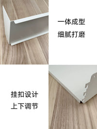 Wall-Mounted Metal Shelf System for Living Room and Wardrobe