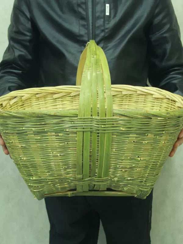 Handmade Bamboo Baskets for Storage, Hanging, Gifts, Eggs, Fruit, and Weddings - Portable Woven Bamboo Crafts