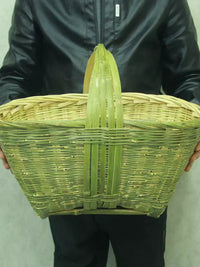 Handmade Bamboo Baskets for Storage, Hanging, Gifts, Eggs, Fruit, and Weddings - Portable Woven Bamboo Crafts