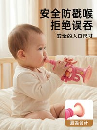 Kids' Playable Saxophone & Clarinet Musical Toy with Lanyard