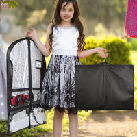 Transparent Garment Bag for Performance Costumes and Suits, Kids' Size