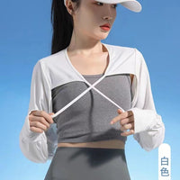 Women's UV Protection Sun Shawl with Hood for Driving and Outdoor Activities