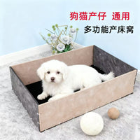 Pet Playpen Indoor Outdoor Wear-Resistant Insulated Whelping Box for Cats and Dogs