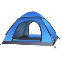 Automatic Waterproof Outdoor Camping Tent for 2-4 People with Moisture-Proof Mat