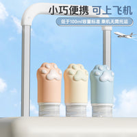 Silicone Travel Bottles for Lotion, Shampoo, and Cosmetics - Leak-Proof & Portable