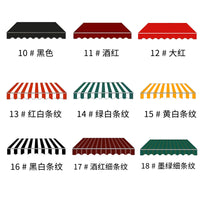 Waterproof UV-Resistant Retractable Awning Fabric for Outdoor Shade and Balcony Replacement