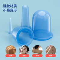 Portable Silicone Vacuum Cupping Set for Home Use - Back Suction Therapy Cups for Beauty and Wellness