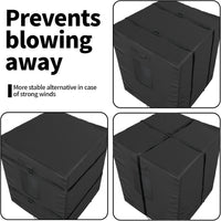 Outdoor Air Conditioner Cover for Balcony Dustproof Rainproof Square Unit
