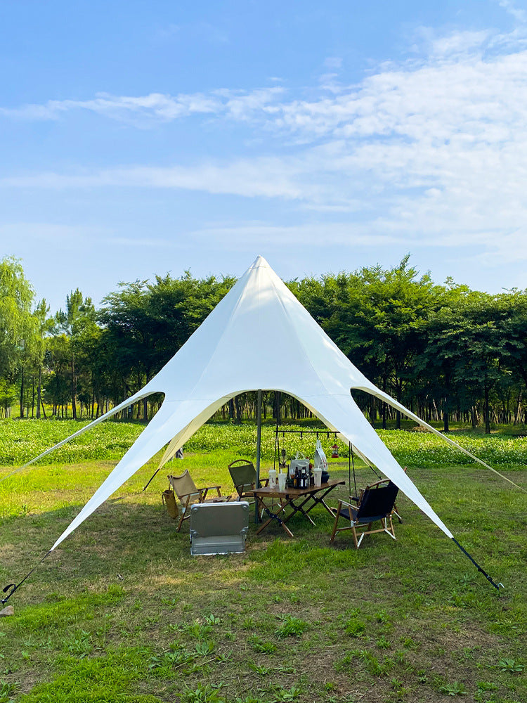 Outdoor Sunshade Tent Canopy for Camping and Base Camps