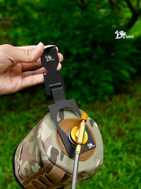 Waiye Outdoor Camping IGT Table with Gas Tank Hook, Multifunctional Cassette Split Stove Folding Table