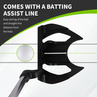 JTS Zinc-Aluminum Alloy Right-Handed Golf Mallet Putter