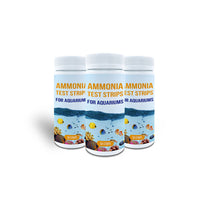 Ammonia Nitrogen Test Strips for Aquarium Fish Tank Water Quality Testing, 50 Strips/Bottle