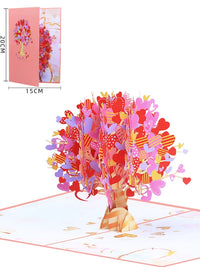3D Pop-Up Valentine's Day Greeting Card for Lovers