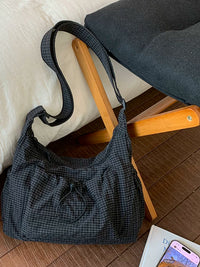 Lightweight Plaid Women's Crossbody Bag Casual Shoulder Tote