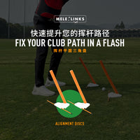 Golf Swing Trainer Plane Triangle Disc Angle Correction Training Aid