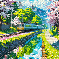 2024 New Wooden Jigsaw Puzzle 1000 Pieces for Adults and Teens, Scenic Landscape Design
