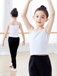 Girls' Ballet Dance Camisole Top & Flare Pants Set