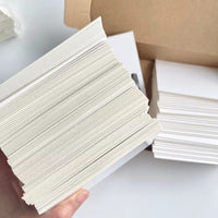 White Cardboard Backing Sheets for Packaging and Crafts