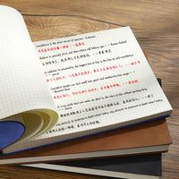B5 Horizontal Softcover Notebook for Drawing and Mind Mapping, Thickened Pages