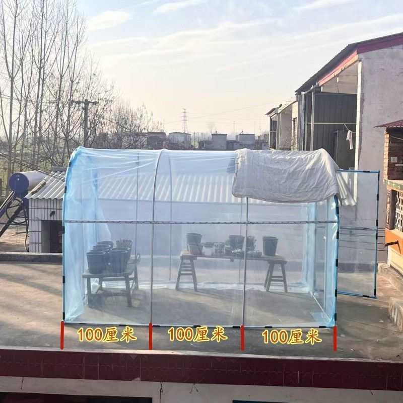 Mini Greenhouse for Winter Plant Protection - Portable Walk-in Tunnel for Garden & Yard
