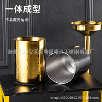 Thickened Stainless Steel Commercial Ice Bucket with Stand for Bar KTV Parties
