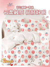 Disposable Bedding Set for Travel, Thickened Quilt Cover, Pillowcases, Hotel Four-Piece Set, Travel Toiletries
