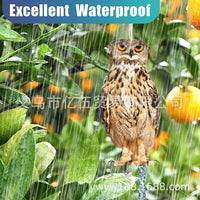 Reflective Owl Decoy for Bird Control - Double-Sided Acrylic Deterrent for Gardens, Balconies, and Orchards