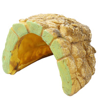Reptile Hideaway Cave for Terrariums - Realistic Rock, Pebble, or Bark Design for Lizards, Frogs, and Snakes