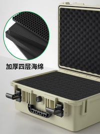 Waterproof Hard Case with Foam, Impact Resistant Equipment Storage Box for Camera, Tools, and Instruments