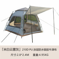 Automatic Hydraulic Pop-Up Hexagonal Camping Tent with Two Doors and Four Windows