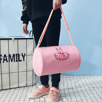 Girls' Cylindrical Ballet Dance Bag Lightweight Backpack