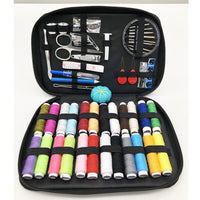 Portable Sewing Kit with Storage Box, 98-Piece Household Needle and Thread Set for Travel and Home Use