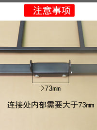 Camping Cart Telescopic Pull Rod Handle Replacement for Outdoor Utility Wagon