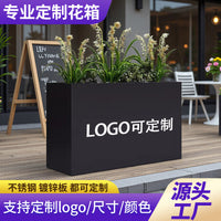 Outdoor Planter Box Large Flower Pot Balcony Planting Container for Patio Garden Terrace