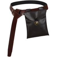 Medieval Knight Renaissance LARP PU Leather Belt Pouch Jewelry Storage Bag