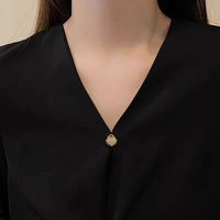 Vintage Ruyi Magnetic Brooch Pin for Neckline Anti-Exposure