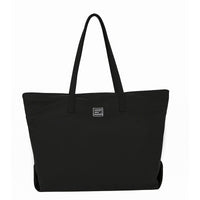 Women's Large Capacity Waterproof Nylon Tote Bag for Commuting and Casual Use