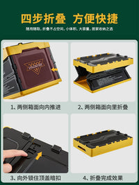 3W Foldable Car Trunk Organizer Storage Box Multi-functional Home Container