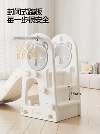 Bear Beixi Kids Indoor Slide and Swing Set for 2-10 Year Olds, Multifunctional Home Playground