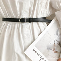 Women's Versatile Casual Fashion Square Buckle Belt