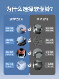 HuiBo Soft Kettlebell for Men's Home Fitness Training, Weightlifting and Squats