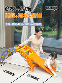 Kids Indoor Climbing Frame and Slide Set for Toddlers and Infants, Sensory Training Play Structure
