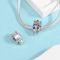 Halloween DIY Skull Charm Pendant for Jewelry Making