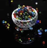 Colorful Glazed Seven-Gemstone Offering Set for Buddhist Altars
