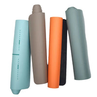 Natural Rubber Non-Slip PU Yoga Mat with Alignment Lines for Fitness and Yoga Studios