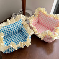 Miniature Dollhouse Sofa for Cotton Dolls and Small Pets - INS Style