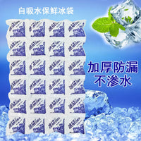 Self-Absorbing Ice Pack for Express Delivery, Disposable Cooling Bag, 24-Cell, Preservative-Free, No Water Injection Required