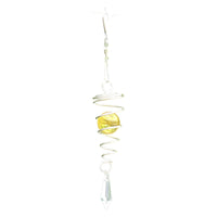 Electroplated Wind Chime Pendant Double Helix Crystal Hanging Ornament